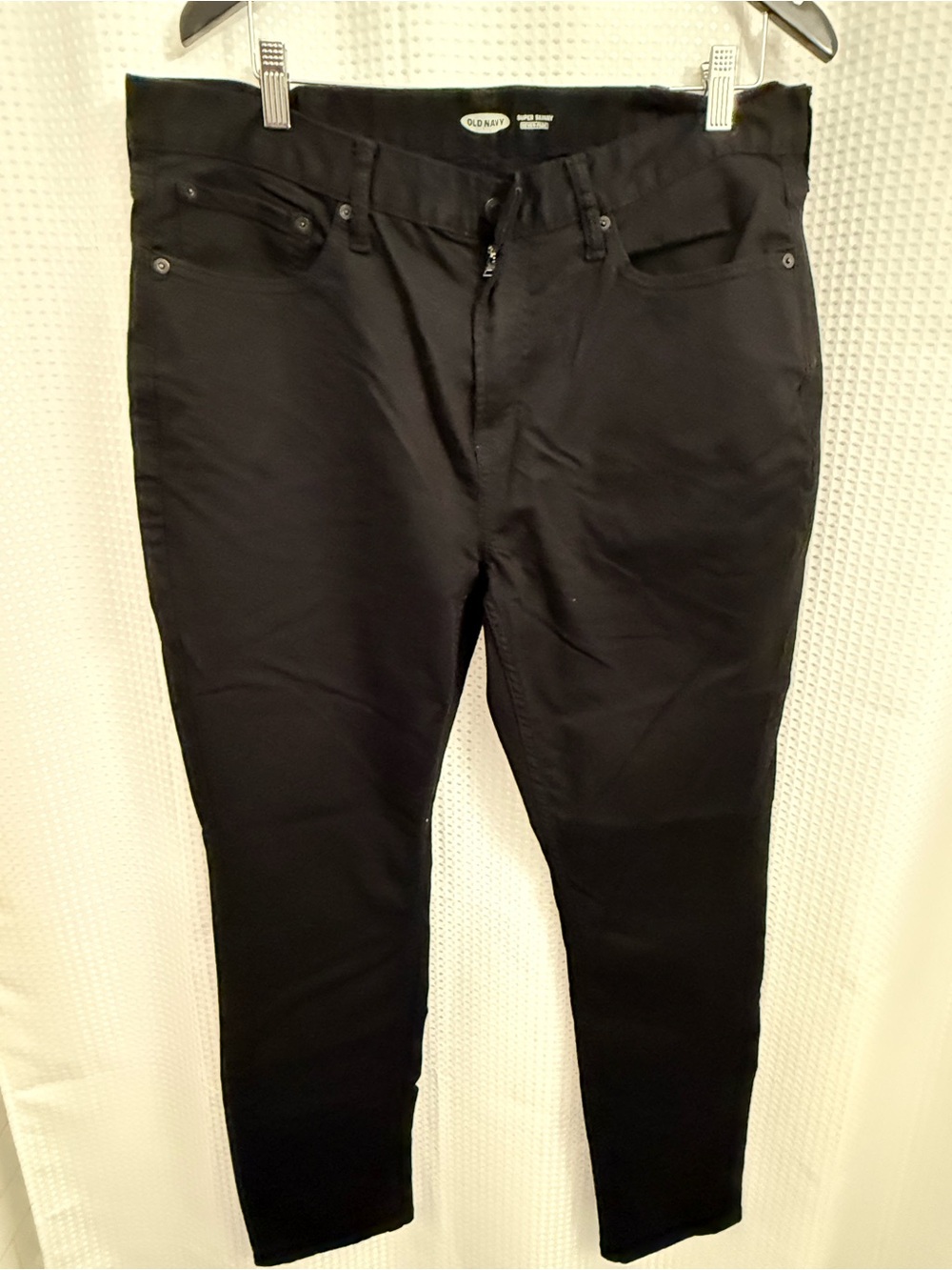 Old Navy Black Super Skinny Jeans Men’s 38x32